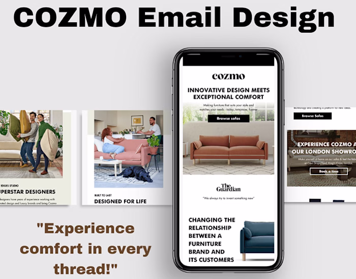 COZMOS Email Design (1) | Images :: Behance