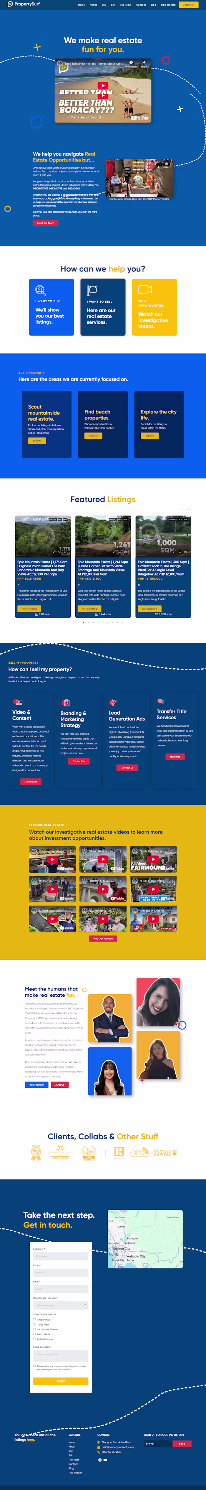 Real Estate Website Development