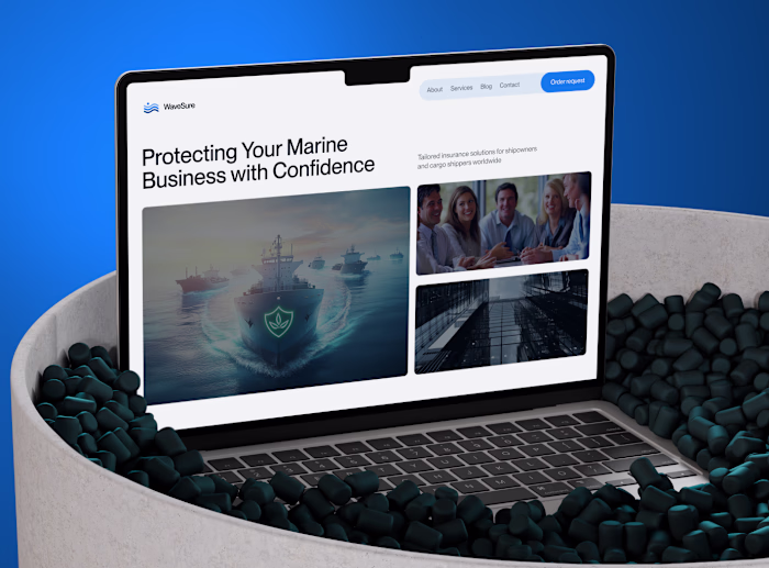 WaveSure - Marine Insurance Platform Design