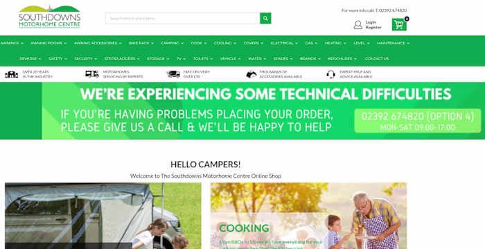Southdowns | E-commerce 