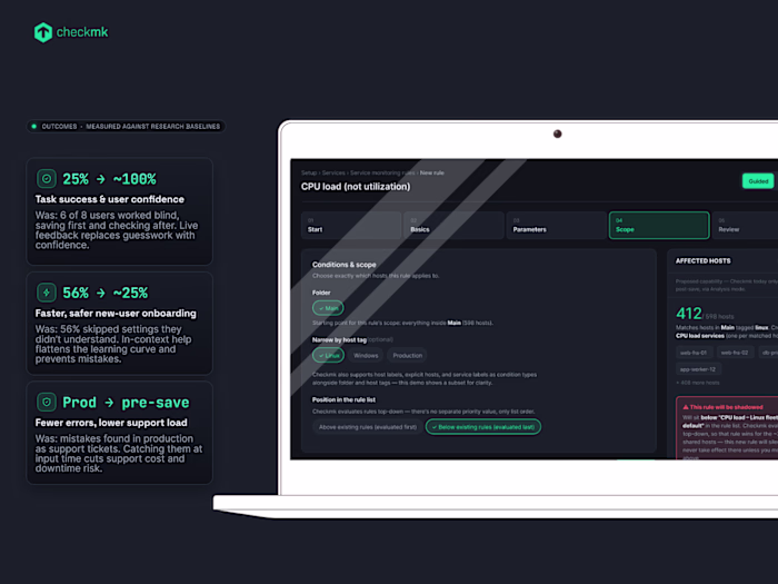 Checkmk Rule Builder Redesign
