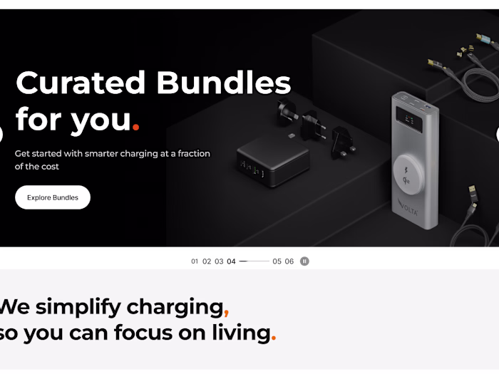 Volta Charger: Shopify Store Redesign & Performance Optimization