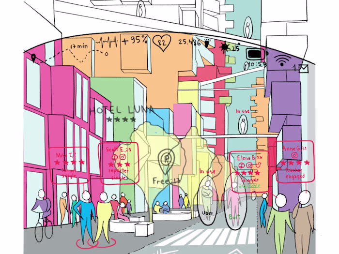 The Augmented City — Concept Illustration Series