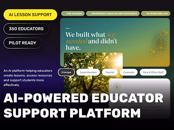 🎓AI-Powered Educator Support Platform