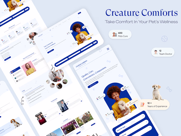 Creature Comforts Central: Your Pet's Paradise Online
