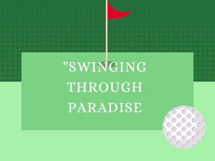 Swinging through paradise