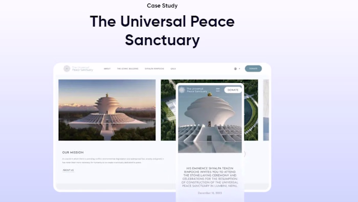 The Universal Peace
Sanctuary Web, Branding & Strategy


