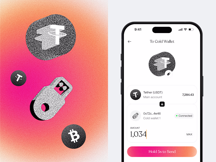 Cold CryptoWallet Transfer