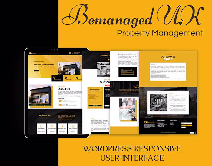 Custom Services Wordpress Website