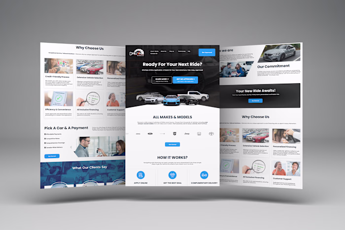 Dhillon Auto | Financing Website & Application Journey