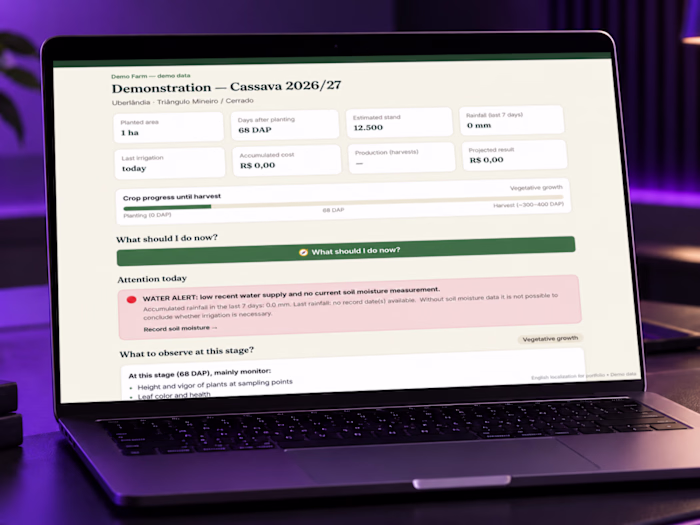 Raiz — Agricultural Management Platform