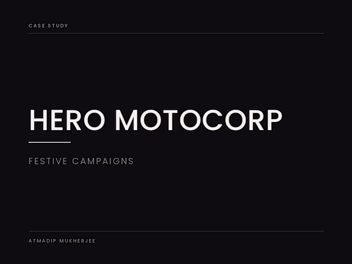 Hero MotoCorp — Festive Campaigns