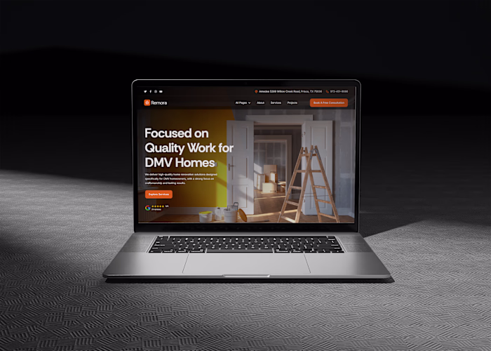 Framer Web Design for Home