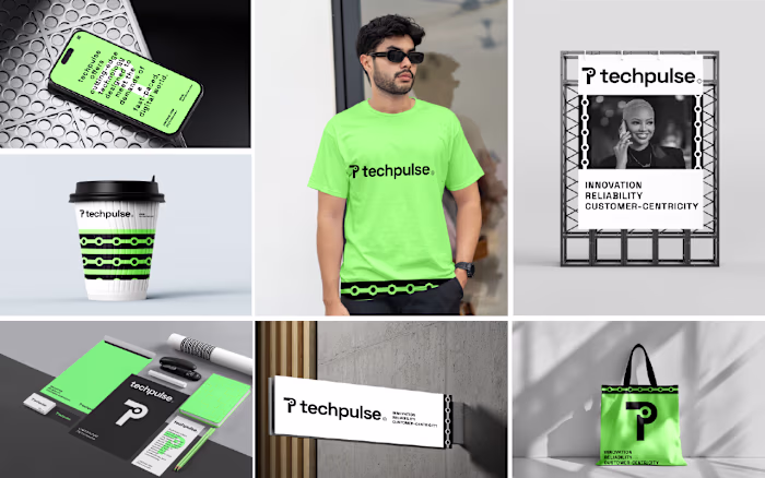 techpulse - Logo design