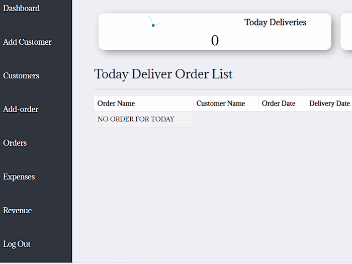 Tailor Management System