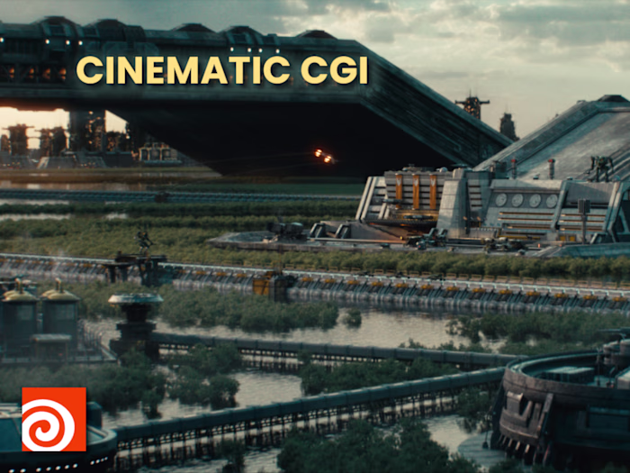 Cinematic Sci-Fi Environment | Houdini + Nuke + DaVinci
