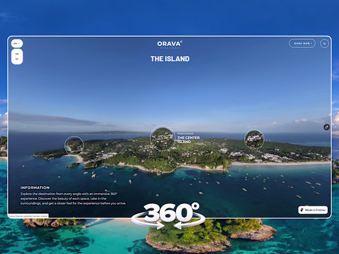 ORAVA 360° virtual tour template