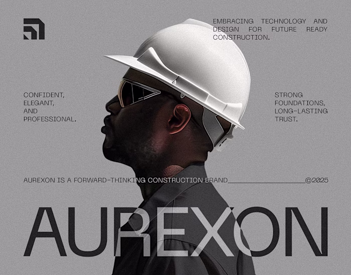 AUREXON | Construction Logo Design & Brand Identity