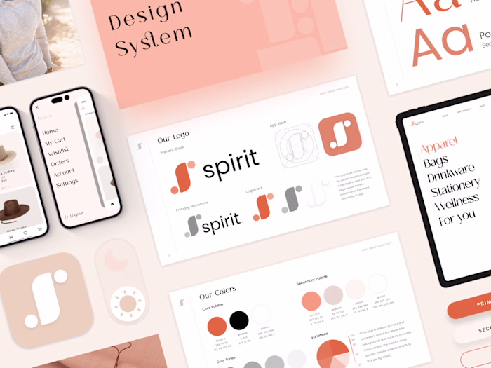 Spirit Apparel Rebrand