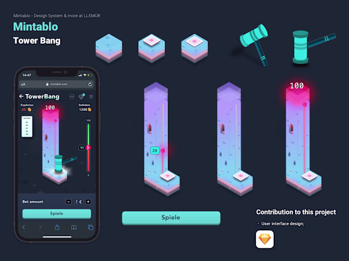 Tower Bang game for Mintablo