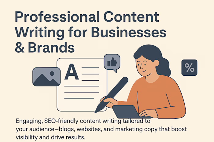 Professional Content Writing for Businesses & Brands