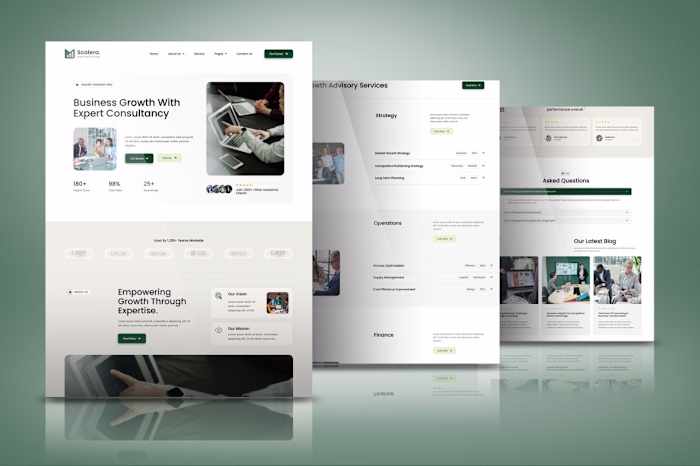 Kajabi Business Consulting Website & Lead Generation Funnel