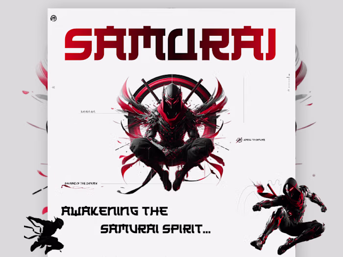 Immersive Samurai Game for Enthusiasts - UI Design 