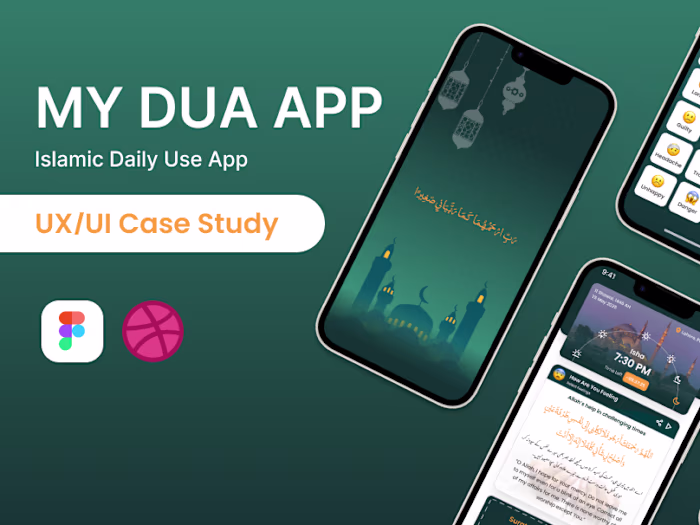 My Dua Islamic App UI/UX Case Study