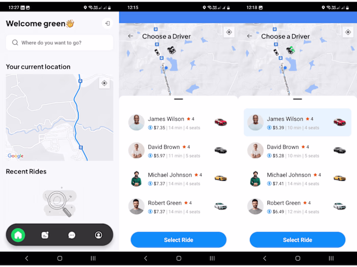 Ryde - Uber Clone