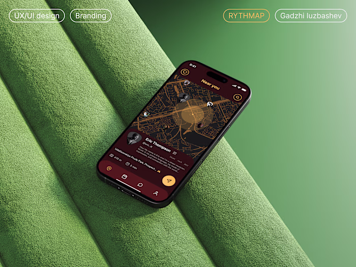 RYTHMAP – mobile app desing