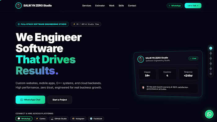 SALIKYN ZERO - Agency Web