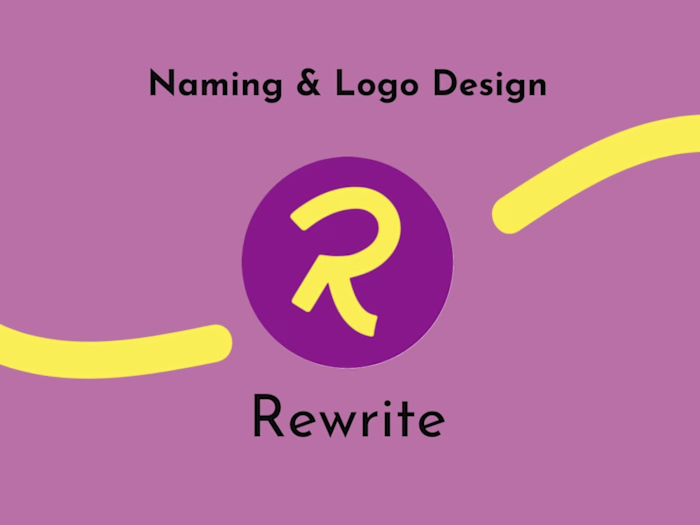 Rewrite | Naming & Logo Design