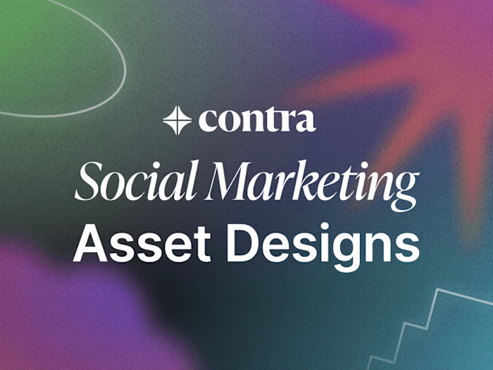 Contra Social Marketing Asset Designs