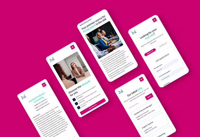  Client work: M4HR Consultancy website