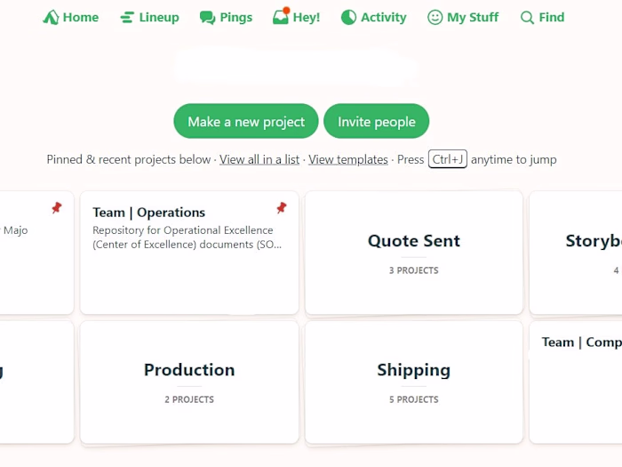 Basecamp Management