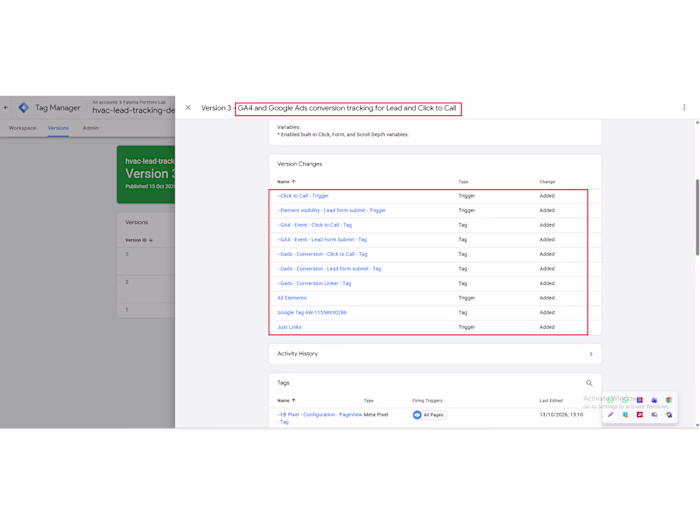 HVAC Lead Tracking Implementation for Lone Star Comfort