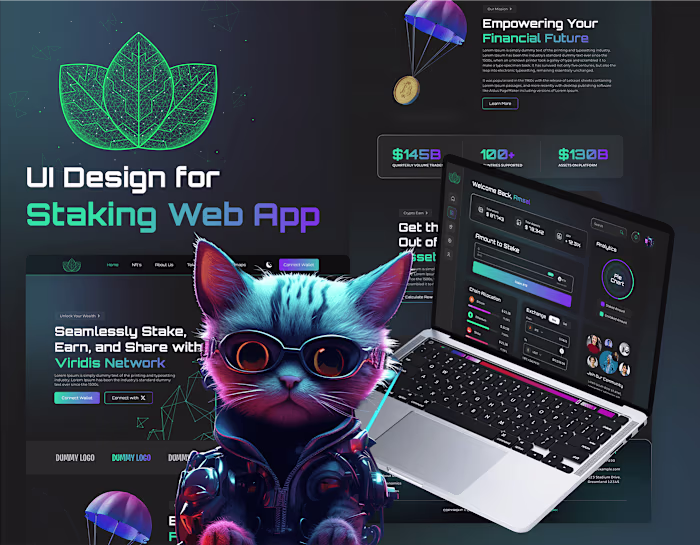 UI Design for a Staking App