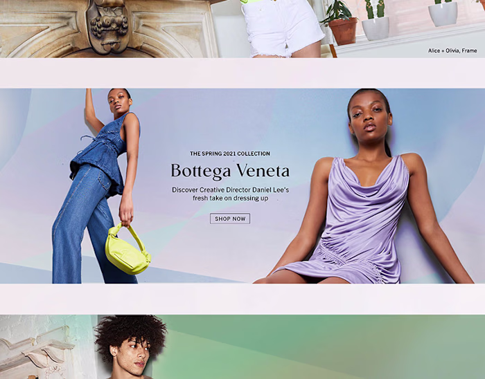 Luxury and Fashion Website Homepage and Banner Design