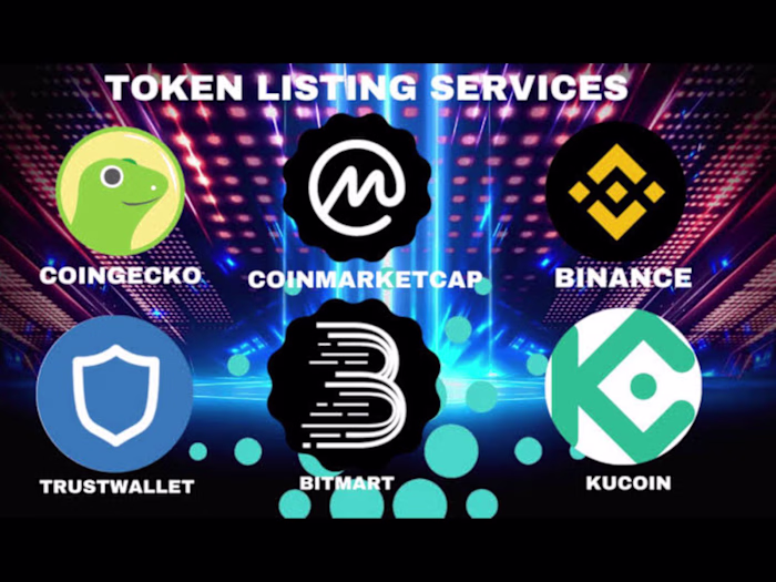 I list your token on Coinmarketcap and coingecko