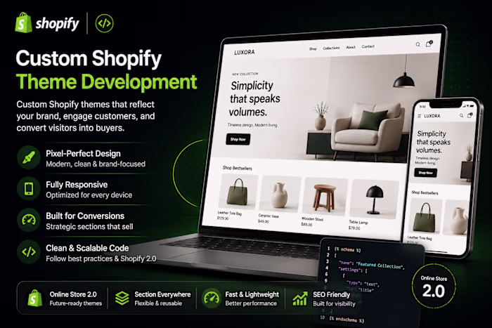 Custom Shopify Theme Development