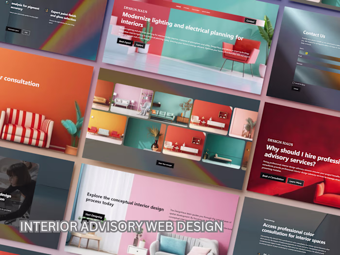 Interior Advisory Web Design Solutions
The