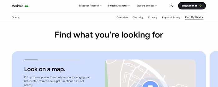 Android "Find My Device" Global Experience