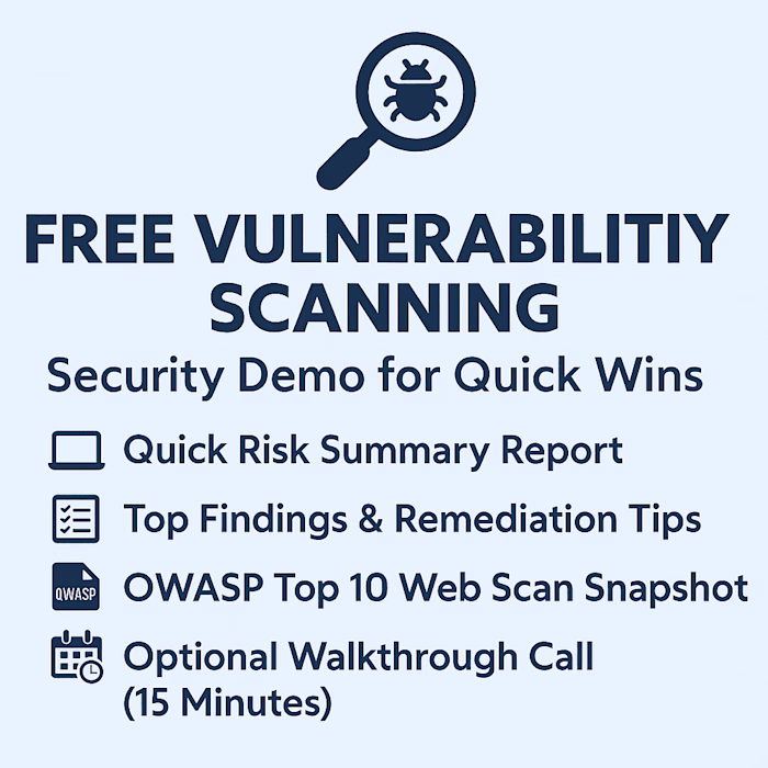 Free Vulnerability Scanning Demo - Instant Security Insight
