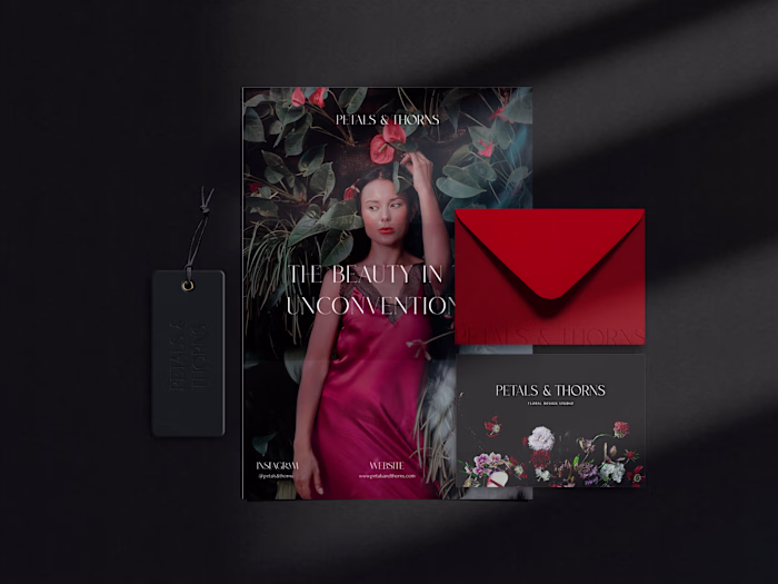 Petals & Thorns — Brand Identity Design