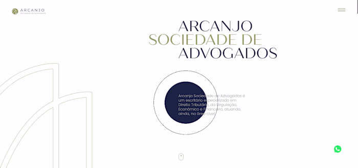 A one-page site for a