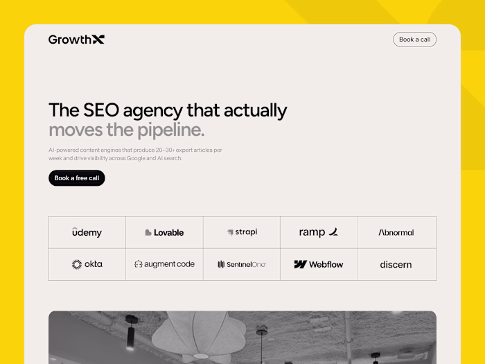 GrowthX Landing Page Design