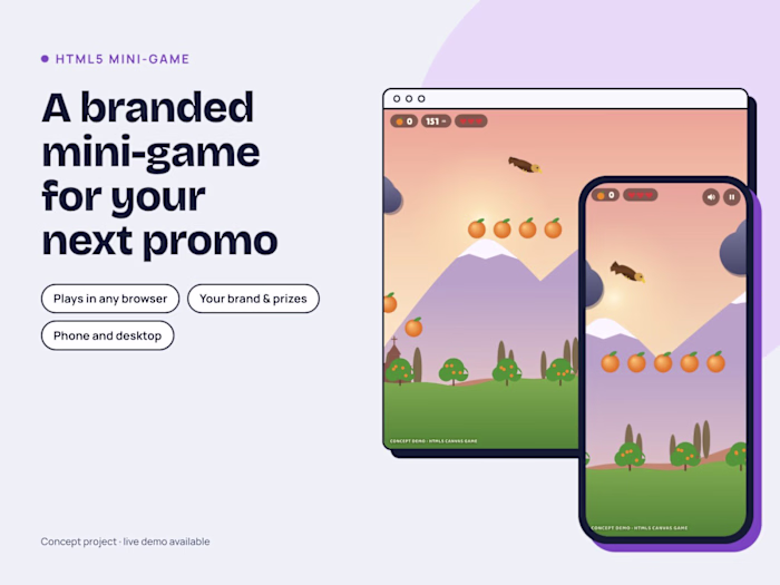 Apricot Flight, a branded HTML5