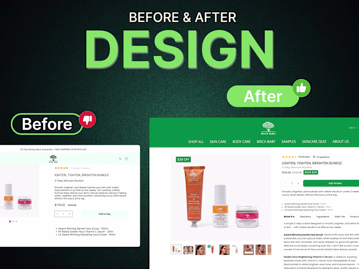 High-Converting Shopify Landing Page &