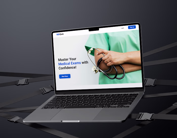 Medical Quiz Website | Web Design