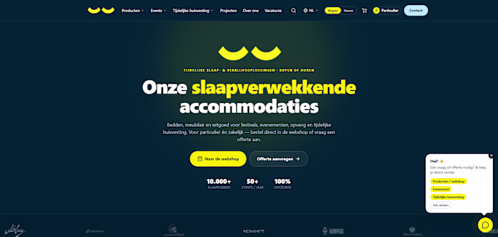 The Sleeping Agency new homepage
